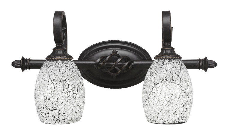 Toltec Lighting - 162-DG-4165 - Two Light Bath Bar - Eleganté - Dark Granite