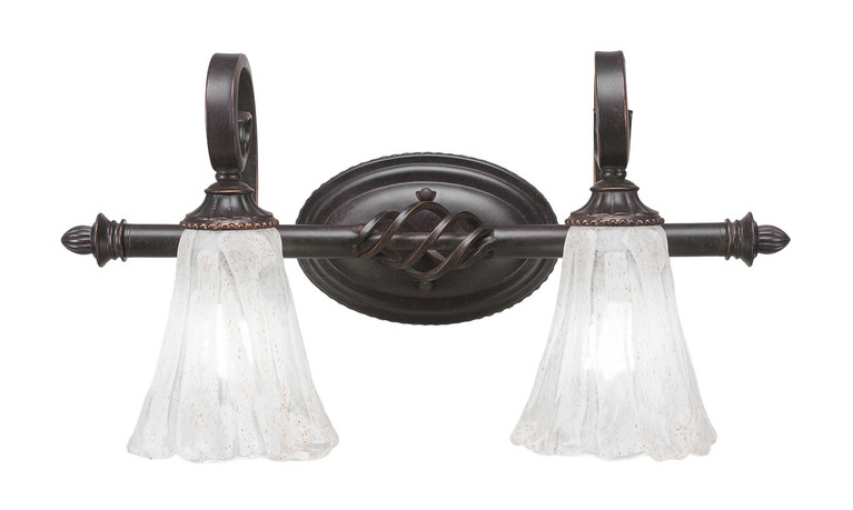 Toltec Lighting - 162-DG-729 - Two Light Bath Bar - Eleganté - Dark Granite