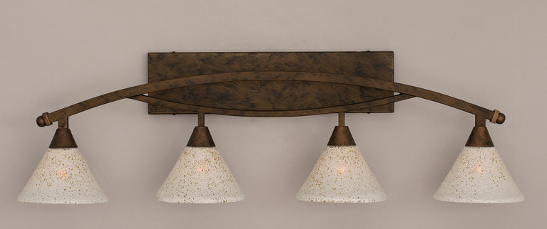 Toltec Lighting - 174-BRZ-7145 - Four Light Bath Bar - Bow - Bronze