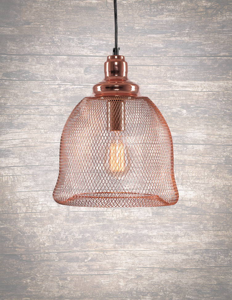 Toltec Lighting - 1805-CP-AT18 - One Light Pendant - Plexus - Copper
