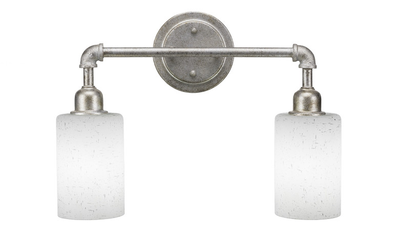 Toltec Lighting - 182-AS-310 - Two Light Bath Bar - Vintage - Aged Silver