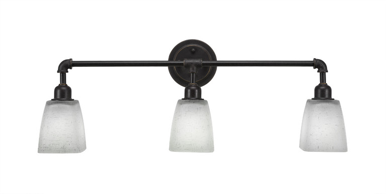 Toltec Lighting - 183-DG-460 - Three Light Bath Bar - Vintage - Dark Granite