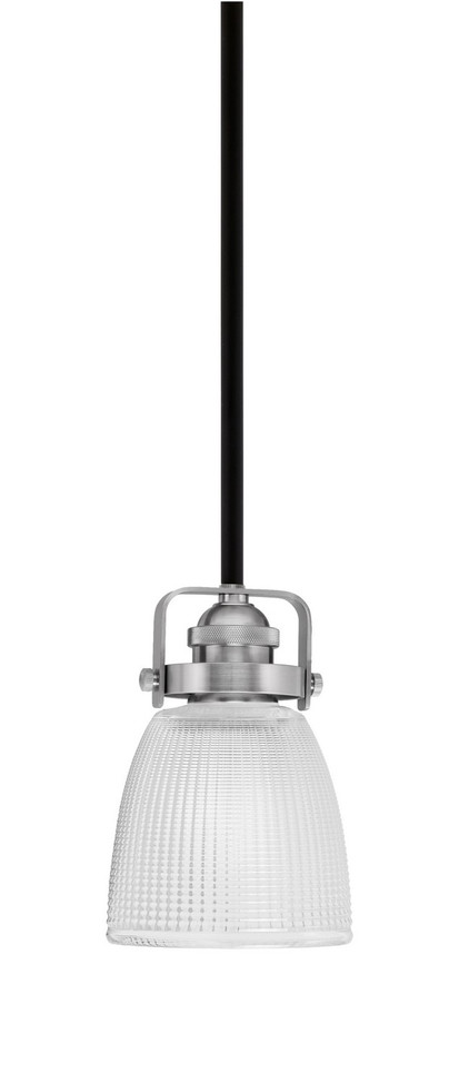 Toltec Lighting - 1941-MBBN-500 - One Light Mini Pendant - Easton - Matte Black & Brushed Nickel