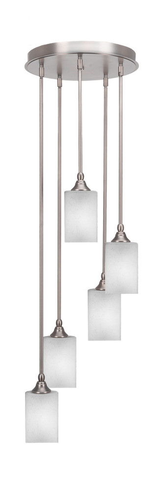Toltec Lighting - 2145-BN-531 - Five Light Pendalier - Empire - Brushed Nickel
