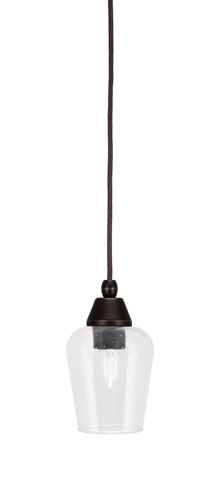 Toltec Lighting - 22-DG-210 - One Light Mini Pendant - Any - Dark Granite