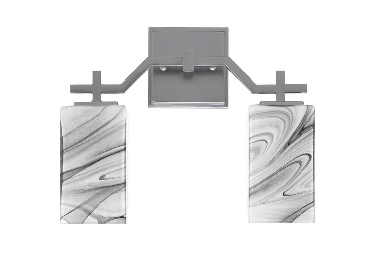Toltec Lighting - 2312-GP-549 - Two Light Bath Bar - Corbin - Graphite