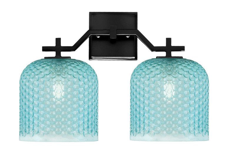 Toltec Lighting - 2312-MB-4915 - Two Light Bath Bar - Corbin - Matte Black
