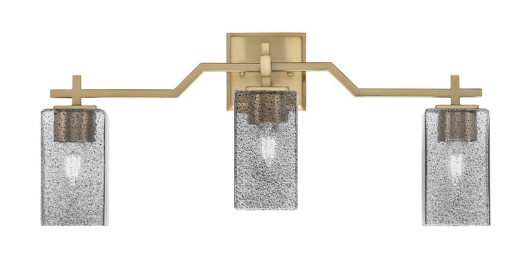 Toltec Lighting - 2313-NAB-542 - Three Light Bath Bar - Corbin - New Age Brass