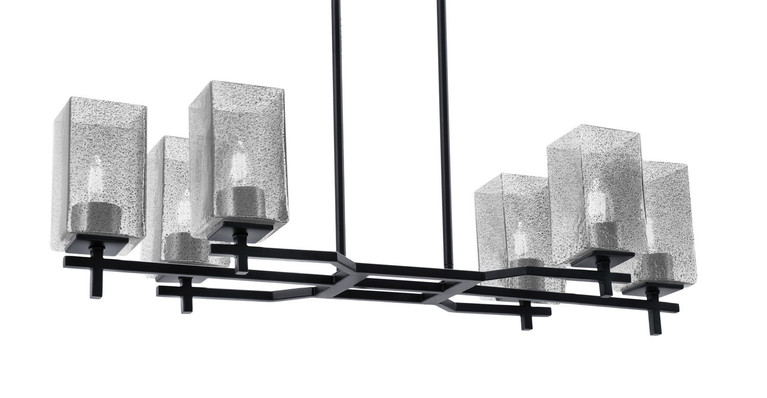 Toltec Lighting - 2326-MB-542 - Six Light Island Pendant - Corbin - Matte Black
