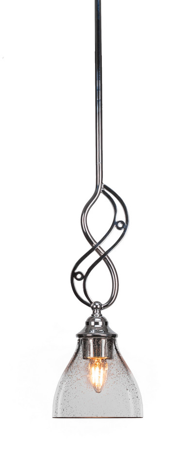 Toltec Lighting - 232-CH-4810 - One Light Mini Pendant - Jazz - Chrome