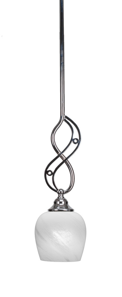 Toltec Lighting - 232-CH-4811 - One Light Mini Pendant - Jazz - Chrome