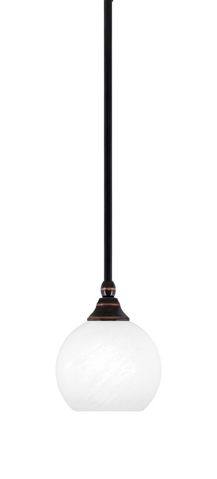 Toltec Lighting - 23-BC-4101 - One Light Mini Pendant - Stem - Black Copper