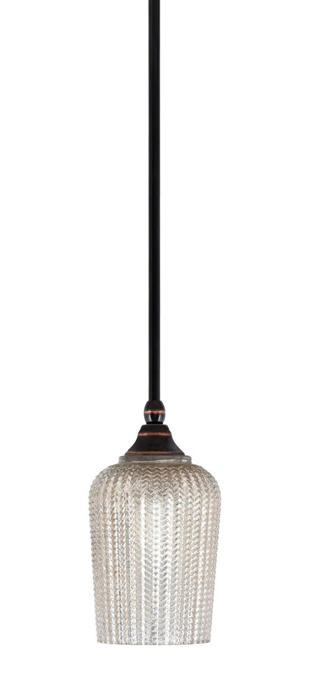 Toltec Lighting - 23-BC-4253 - One Light Mini Pendant - Stem - Black Copper