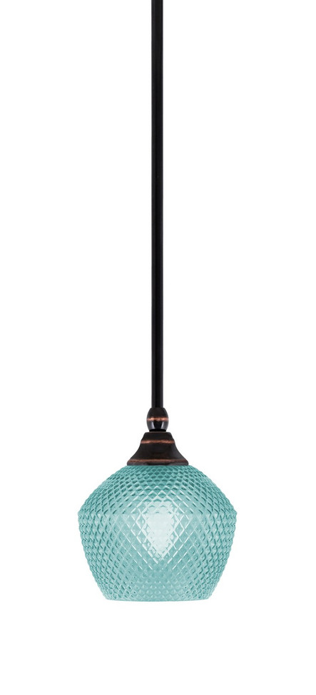 Toltec Lighting - 23-BC-4625 - One Light Mini Pendant - Stem - Black Copper