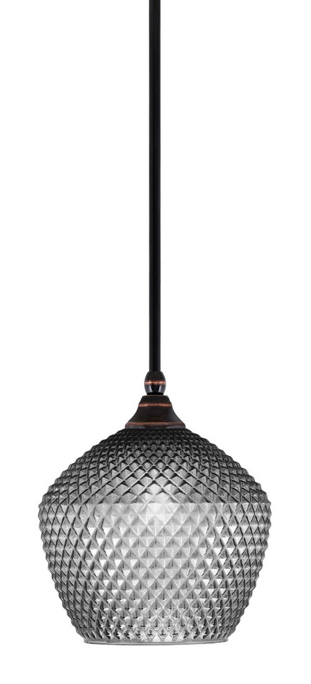 Toltec Lighting - 23-BC-4922 - One Light Mini Pendant - Stem - Black Copper