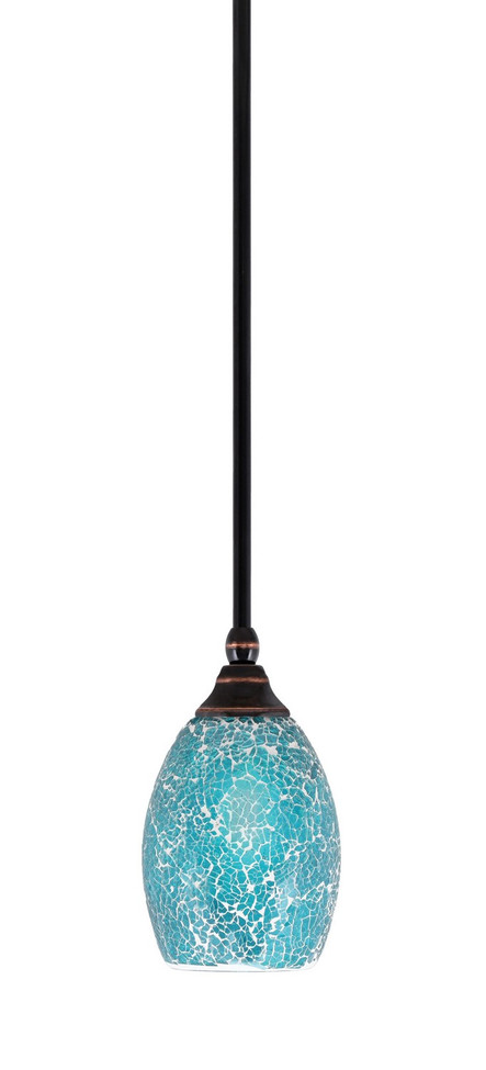 Toltec Lighting - 23-BC-5055 - One Light Mini Pendant - Stem - Black Copper