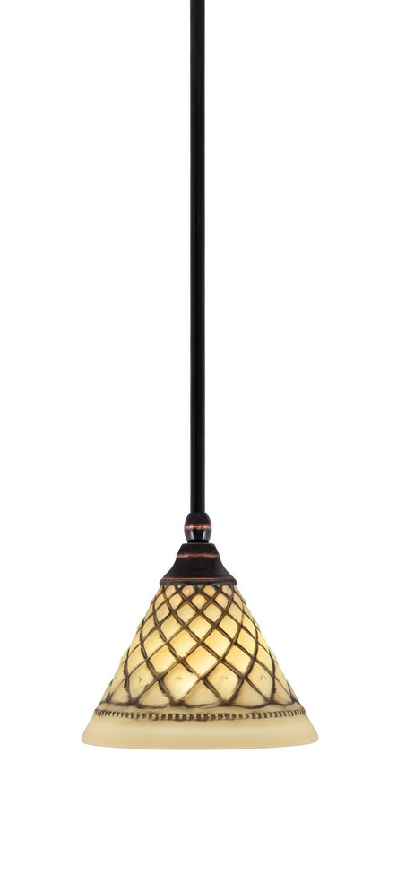 Toltec Lighting - 23-BC-7185 - One Light Mini Pendant - Any - Black Copper