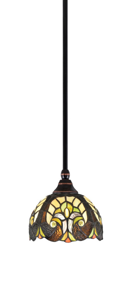 Toltec Lighting - 23-BC-9945 - One Light Mini Pendant - Stem - Black Copper