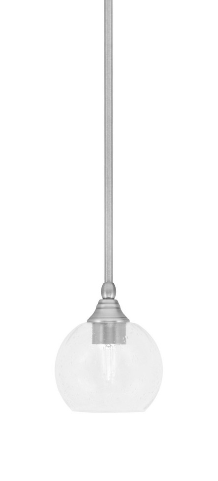 Toltec Lighting - 23-BN-4100 - One Light Mini Pendant - Stem - Brushed Nickel
