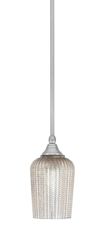 Toltec Lighting - 23-BN-4253 - One Light Mini Pendant - Stem - Brushed Nickel