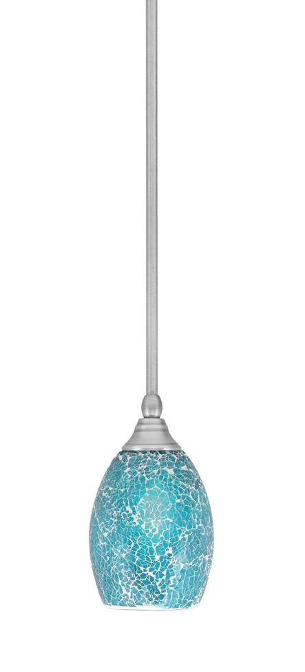 Toltec Lighting - 23-BN-5055 - One Light Mini Pendant - Stem - Brushed Nickel
