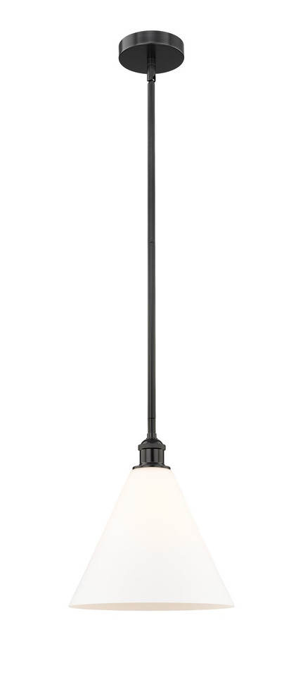 manufacturer_finish:Matte Black|manufacturer_glass:Matte White Cased Berkshire 12|light_output:220.00lm|color_temperature:2200K|cri:99