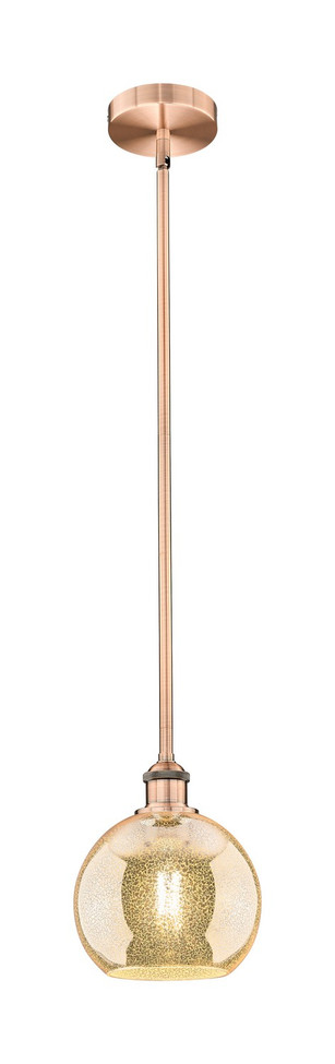 Innovations - 616-1S-AC-G128-8 - One Light Mini Pendant - Edison - Antique Copper