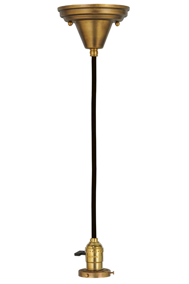 Meyda Tiffany - 145207 - One Light Pendant Hardware - Star - Natural Brass