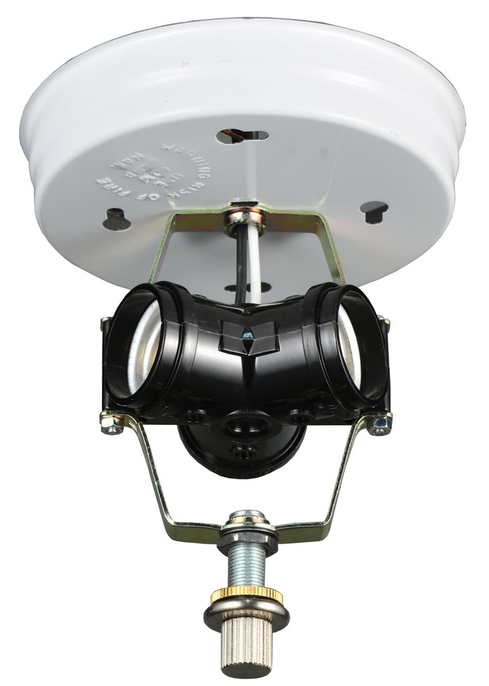 Meyda Tiffany - 14688 - Three Light Invert Flushmount - Flushmount Hardware - White