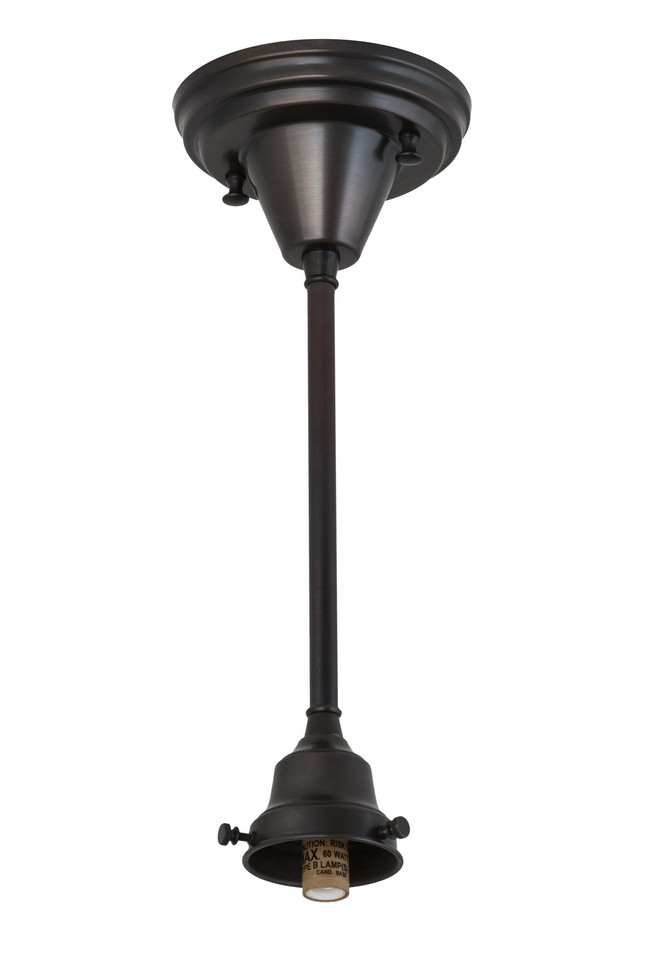 Meyda Tiffany - 173466 - One Light Pendant Hardware - Pendant Hardware - Craftsman Brown