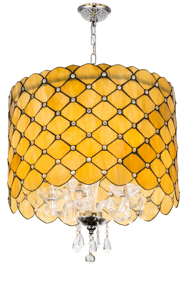 Meyda Tiffany - 175299 - Five Light Chandelier - Giacomo - Chrome