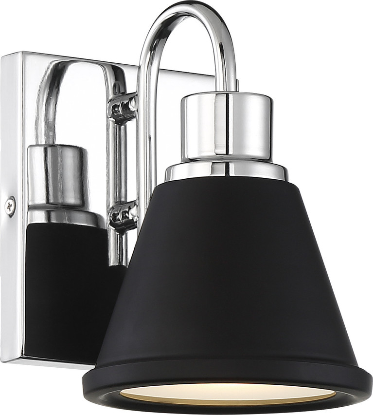Nuvo Lighting - 62-1471 - LED Vanity - Bette - Polished Nickel / Matte Black