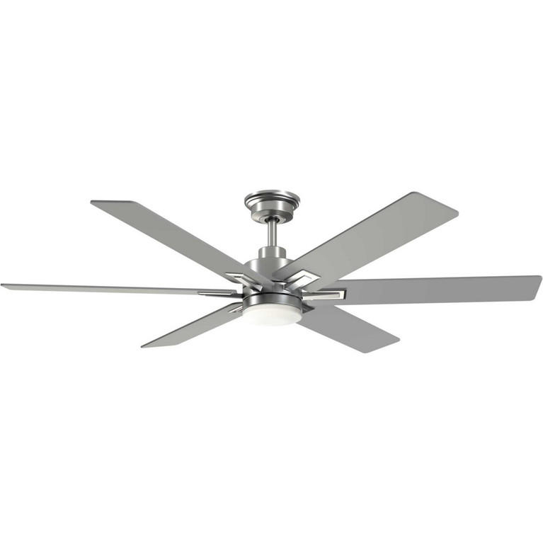Progress Lighting - P250103-009-CS - 60 Ceiling Fan - Dallam - Brushed Nickel