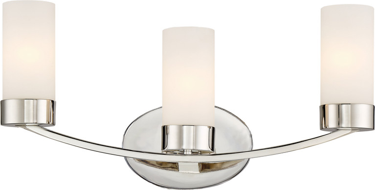 Nuvo Lighting - 60-6223 - Three Light Vanity - Denver - Polished Nickel