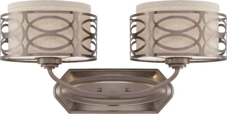 Nuvo Lighting - 60-4722 - Two Light Vanity - Harlow - Hazel Bronze