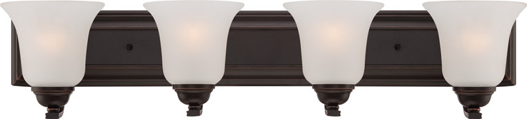 Nuvo Lighting - 60-5694 - Four Light Vanity - Elizabeth - Sudbury Bronze