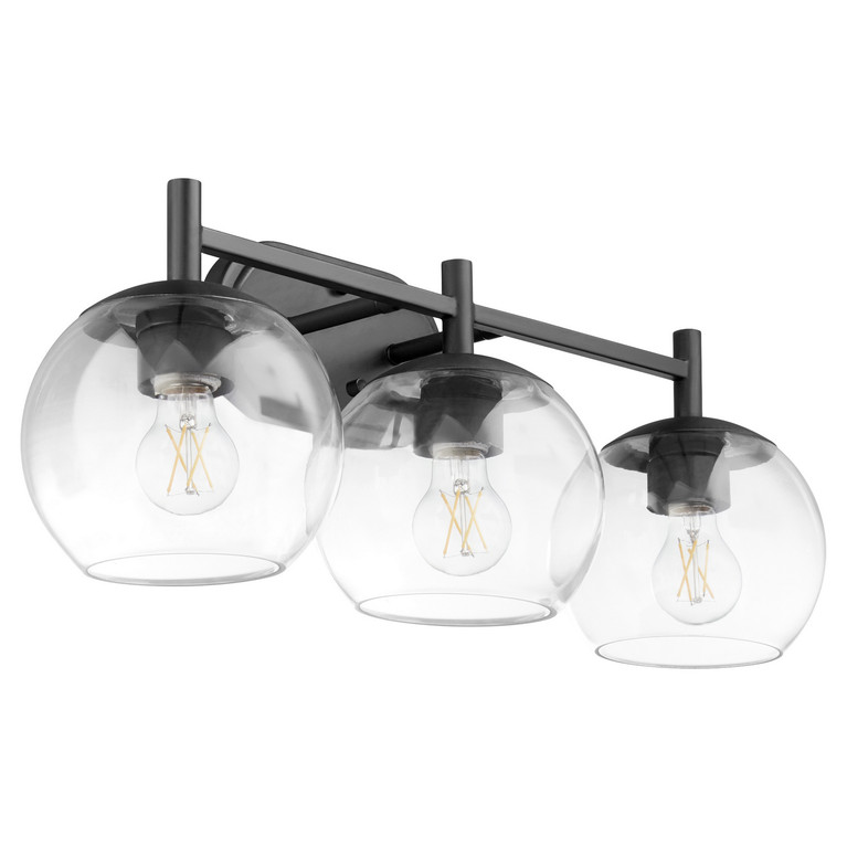 Quorum - 578-3-59 - Three Light Vanity - Lyon - Matte Black