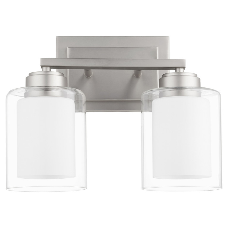 Quorum - 582-2-65 - Two Light Vanity - Cameron - Satin Nickel