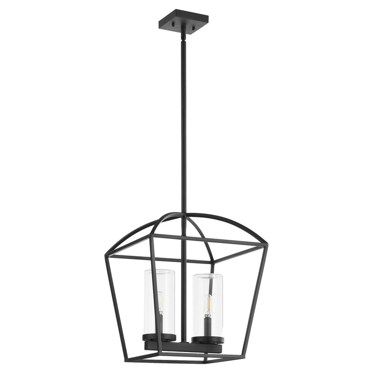 Quorum - 71-2-59 - Two Light Pendant - Odeon - Matte Black