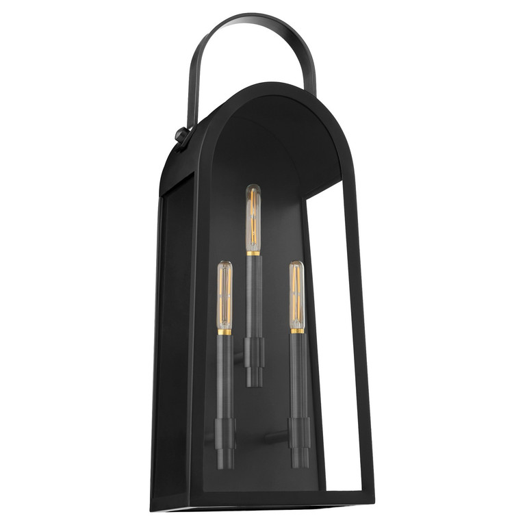 Quorum - 72-25-59 - Three Light Wall Mount - Rossi - Matte Black