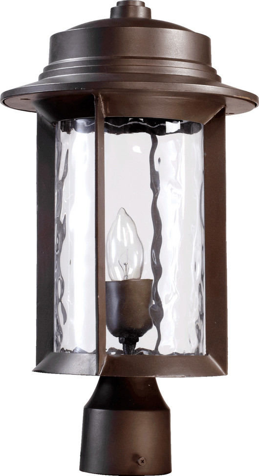 Quorum - 7248-9-86 - One Light Post Mount - Charter - Oiled Bronze