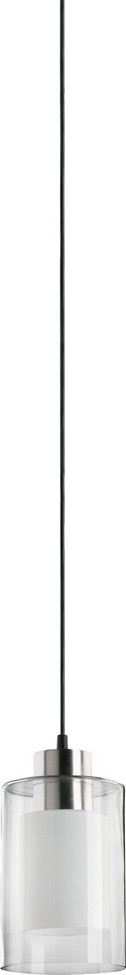 Quorum - 8882-65 - One Light Pendant - Satin Nickel|Clear|White