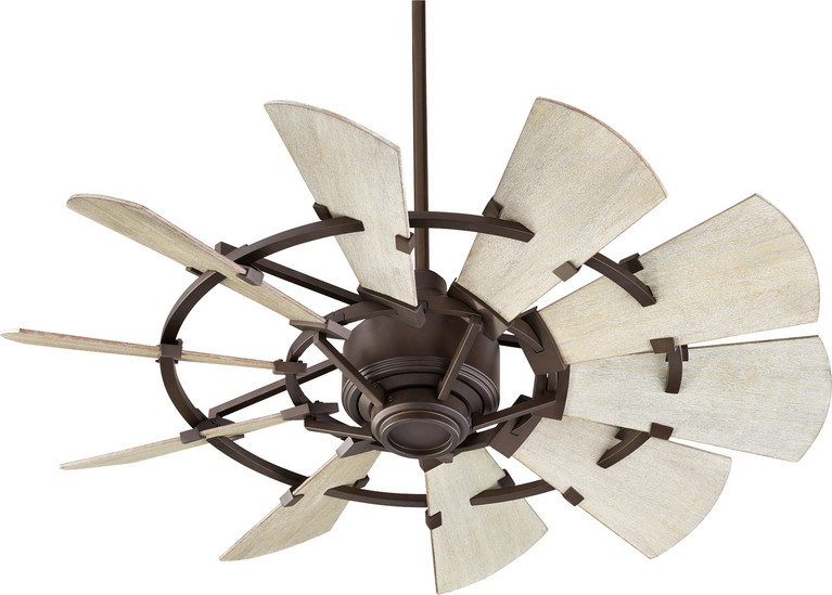 Quorum - 94410-86 - 44 Ceiling Fan - Windmill - Oiled Bronze