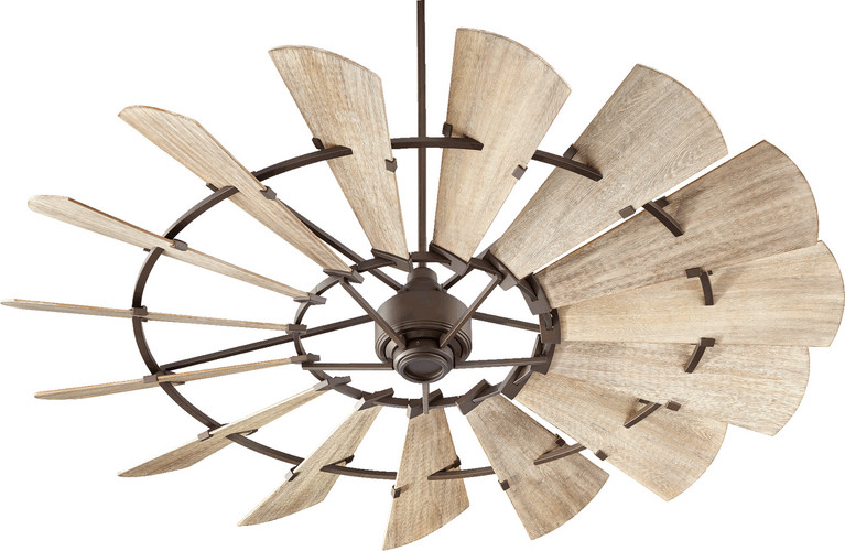 Quorum - 97215-86 - 72Ceiling Fan - Windmill - Oiled Bronze