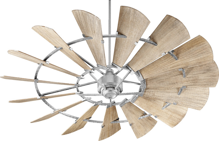 Quorum - 97215-9 - 72Ceiling Fan - Windmill - Galvanized