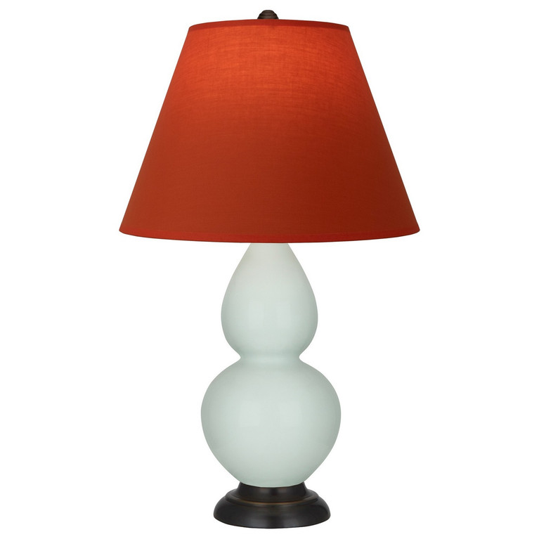 Robert Abbey - 1787T - One Light Accent Lamp - Small Double Gourd - Celadon Glazed Ceramic w/Deep Patina Bronze