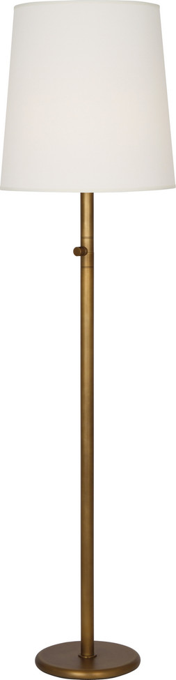 Robert Abbey - 2804W - One Light Floor Lamp - Rico Espinet Buster Chica - Aged Brass