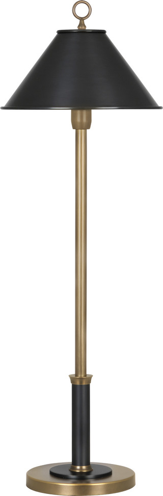 Robert Abbey - 703 - One Light Table Lamp - Aaron - Warm Brass w/Deep Patina Bronze