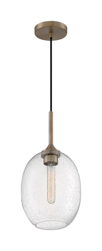 Nuvo Lighting - 60-7016 - One Light Pendant - Aria - Burnished Brass