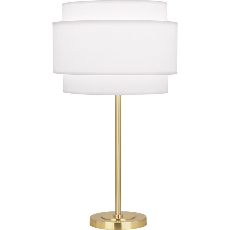 Robert Abbey - AW130 - One Light Table Lamp - Decker - Modern Brass